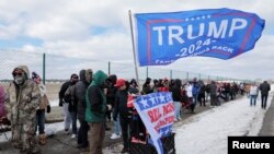 Митинг сторонников Дональда Трампа в Уотерфорд-Тауншип, Мичиган, 17 февраля 2024 года