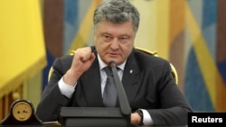 Президент Украины Петр Порошенко (архивный снимок)